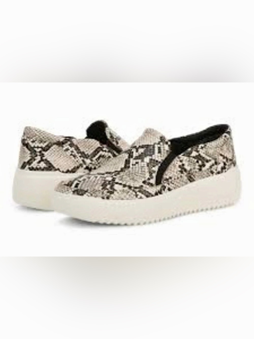 Vionic Kearny Slip-On Sneaker Snake Print Sneakers- 9W
